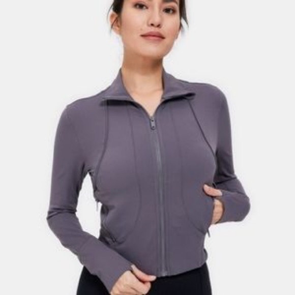 Paragon Fitwear Jackets & Blazers - Paragon Fitwear Flow Cropped Active Jacket